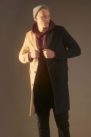 Colorblock Longline Coat