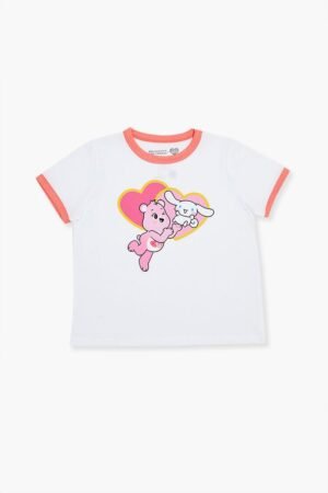 Girls Cinnamoroll & Love-A-Lot Bear Tee (Kids)